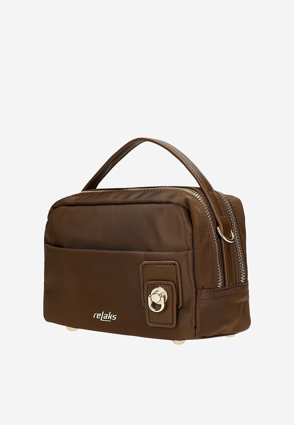 Mała brązowa torebka damska RELAKS R80307-12 Widok 2