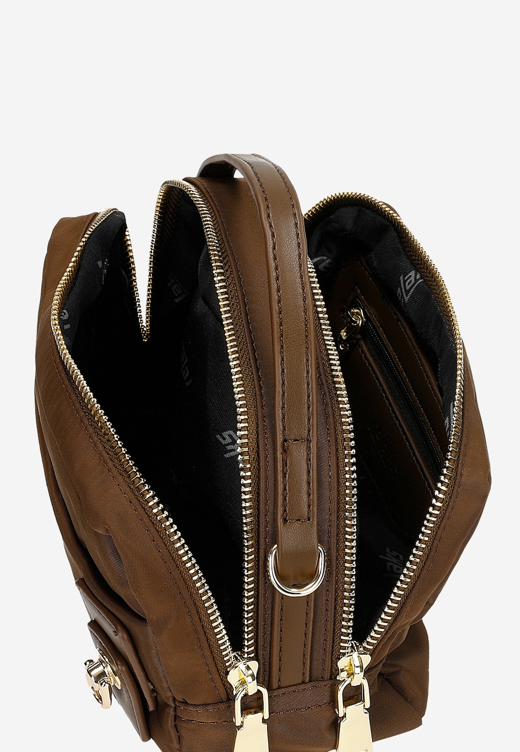 Mała brązowa torebka damska RELAKS R80307-12 Widok 5