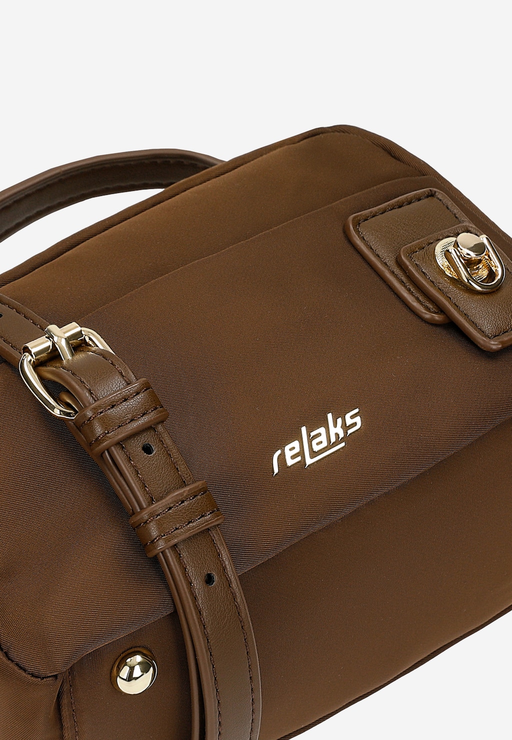 Mała brązowa torebka damska RELAKS R80307-12 Widok 8