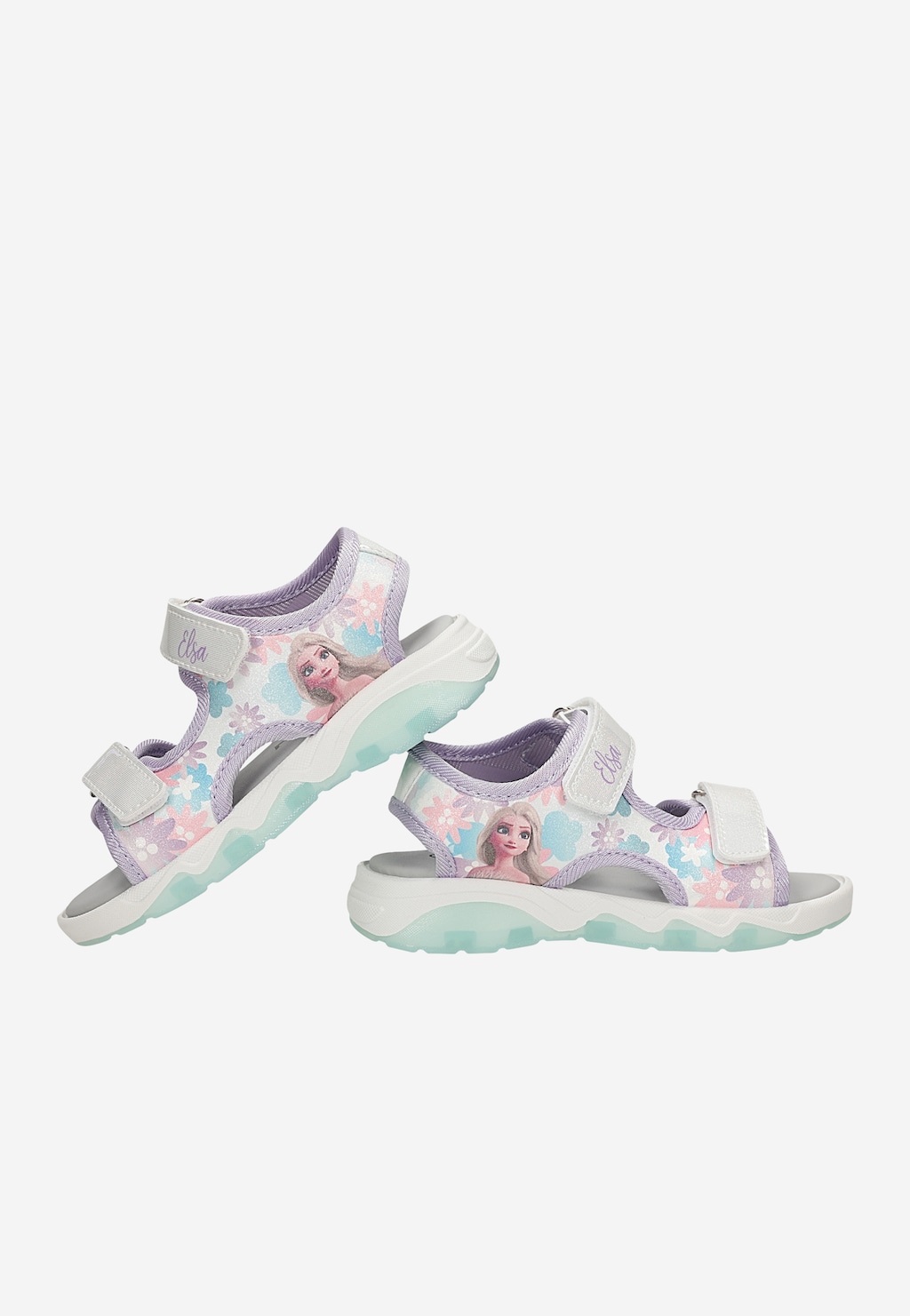 Kolorowe sandały FROZEN ze świecącą podeszwą BARTEK 89005-49 Widok 6