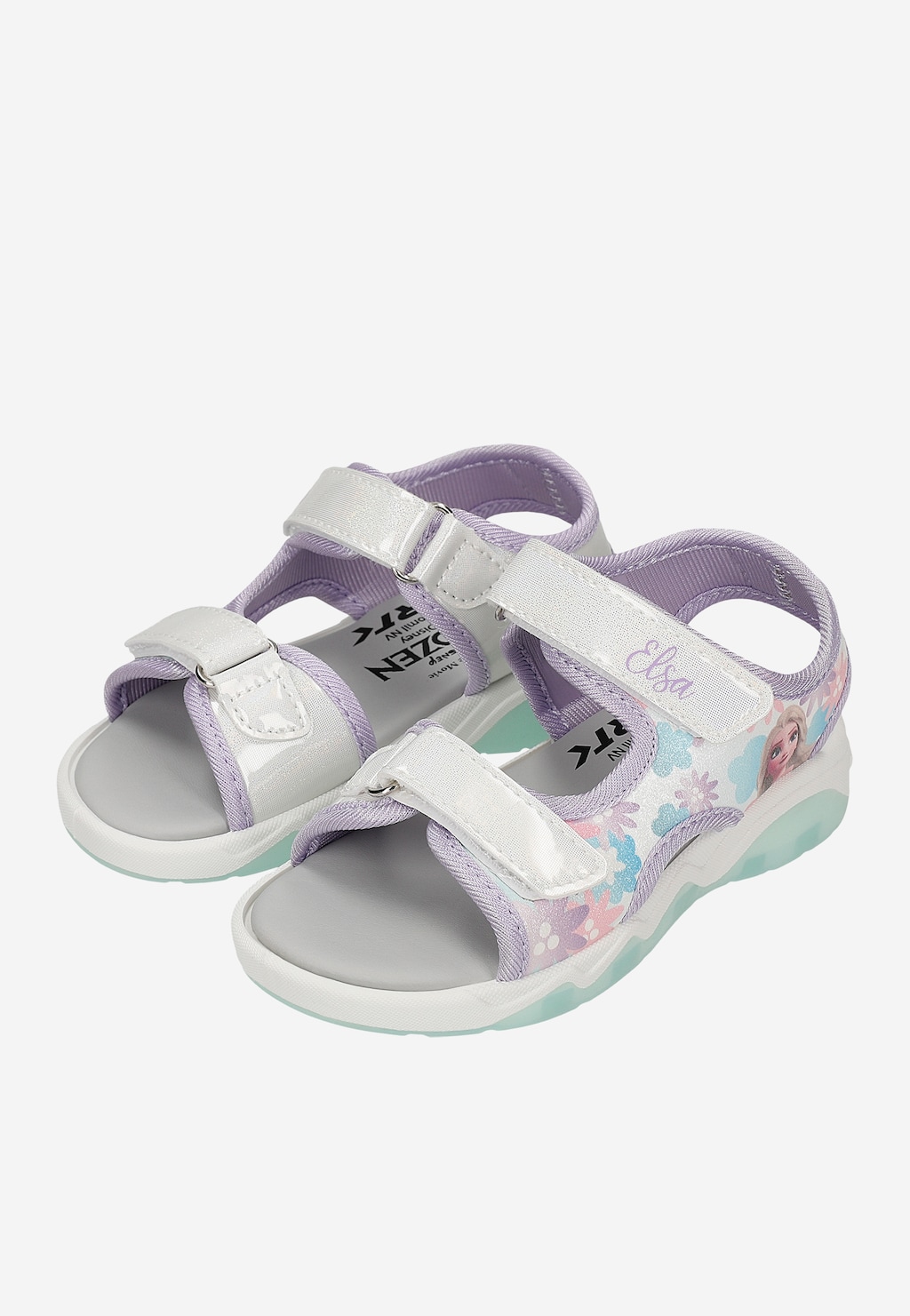 Kolorowe sandały FROZEN ze świecącą podeszwą BARTEK 89005-49 Widok 7