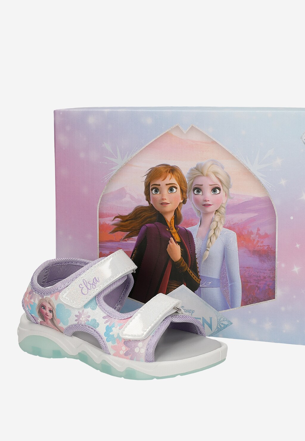 Kolorowe sandały FROZEN ze świecącą podeszwą BARTEK 89005-49 Widok 9