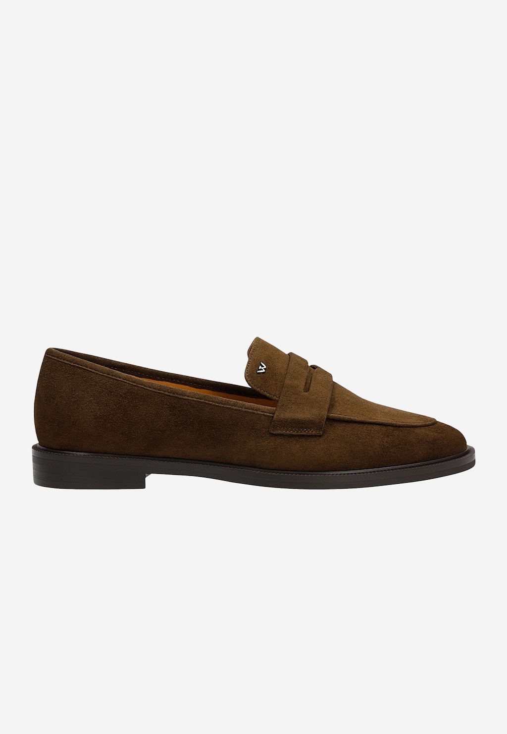 Brązowe mokasyny z dwoiny 46398-62 Widok 1