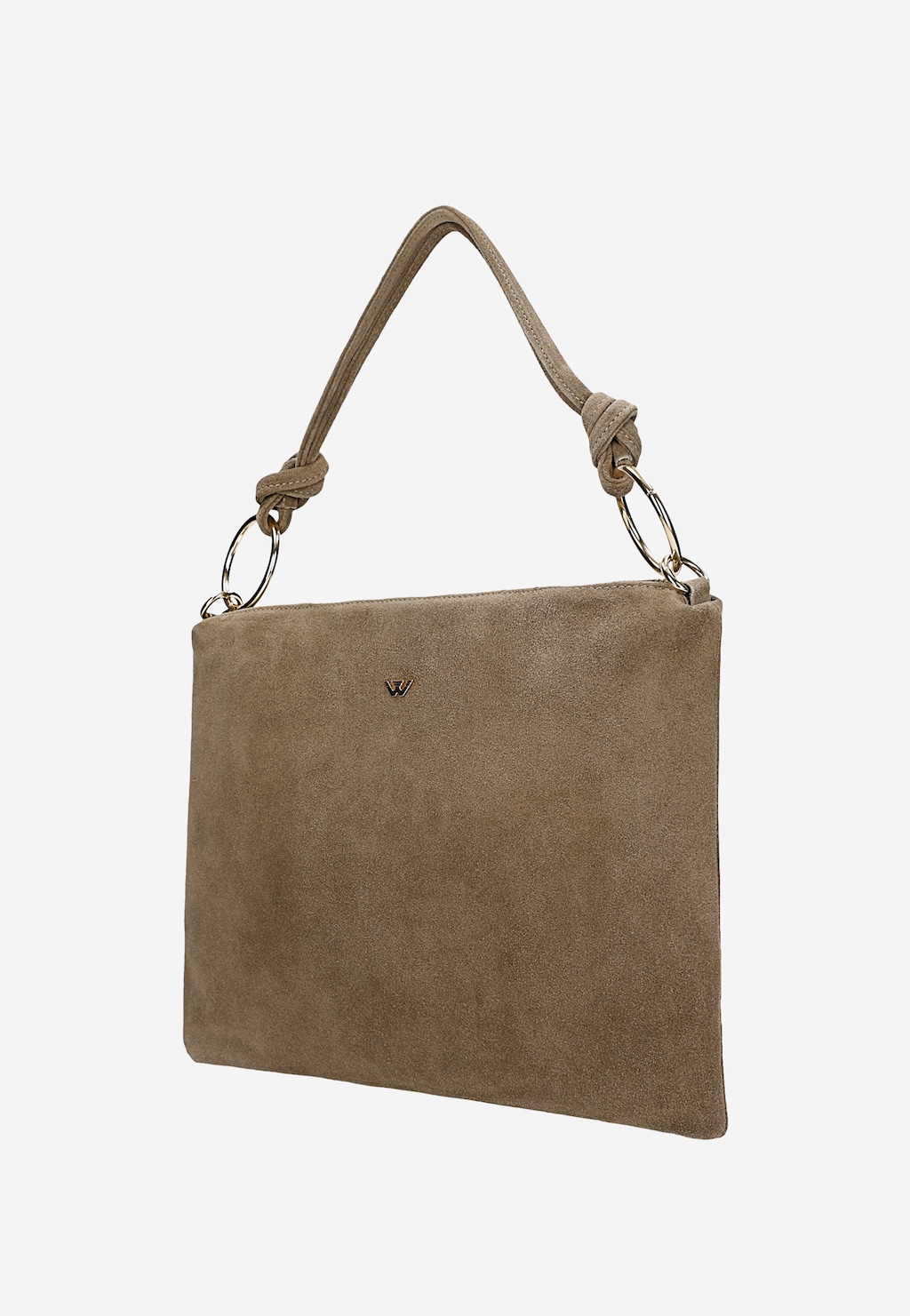 Ciemnobeżowa torebka damska z dwoiny 80462-64 Widok 2