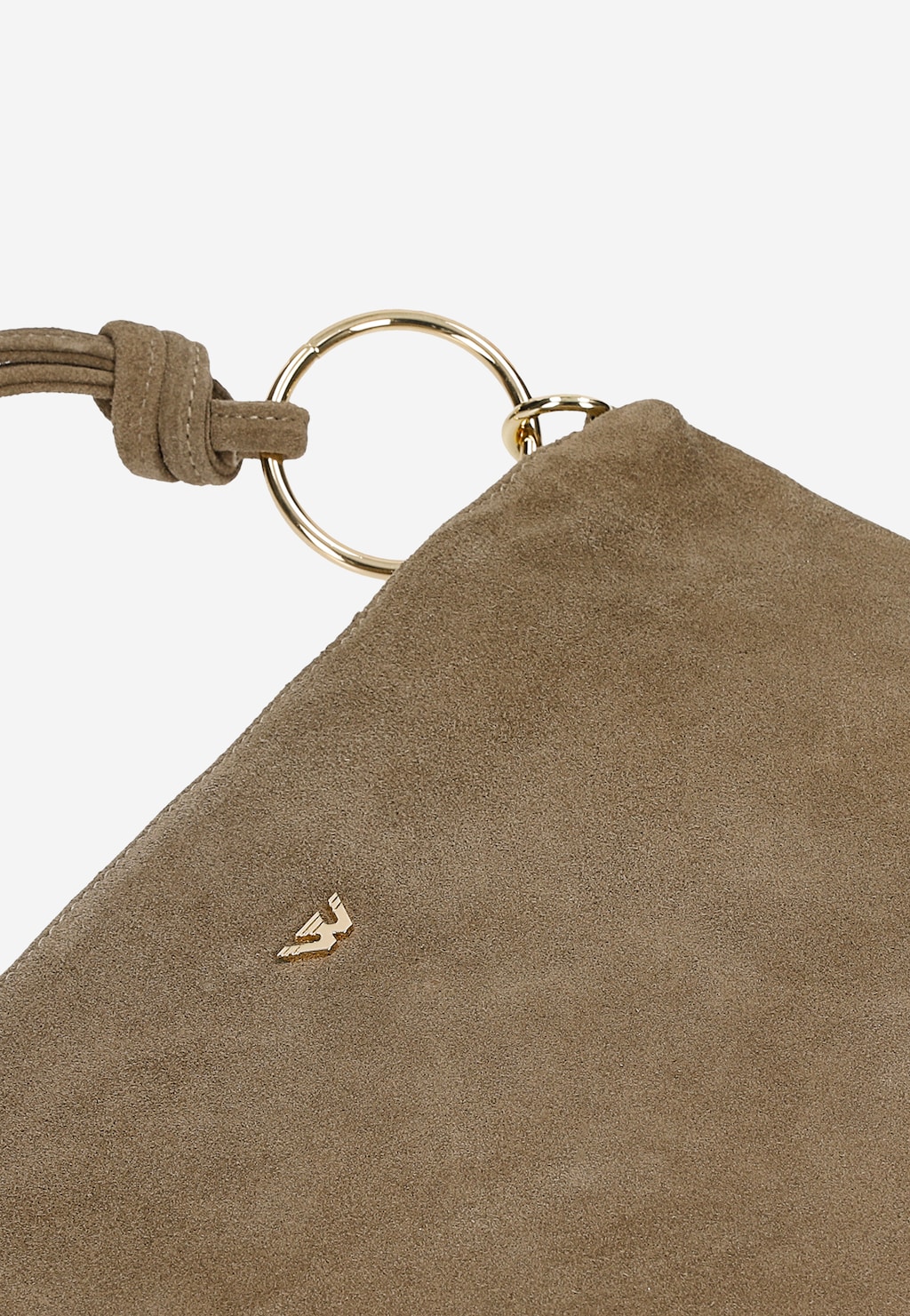 Ciemnobeżowa torebka damska z dwoiny 80462-64 Widok 7