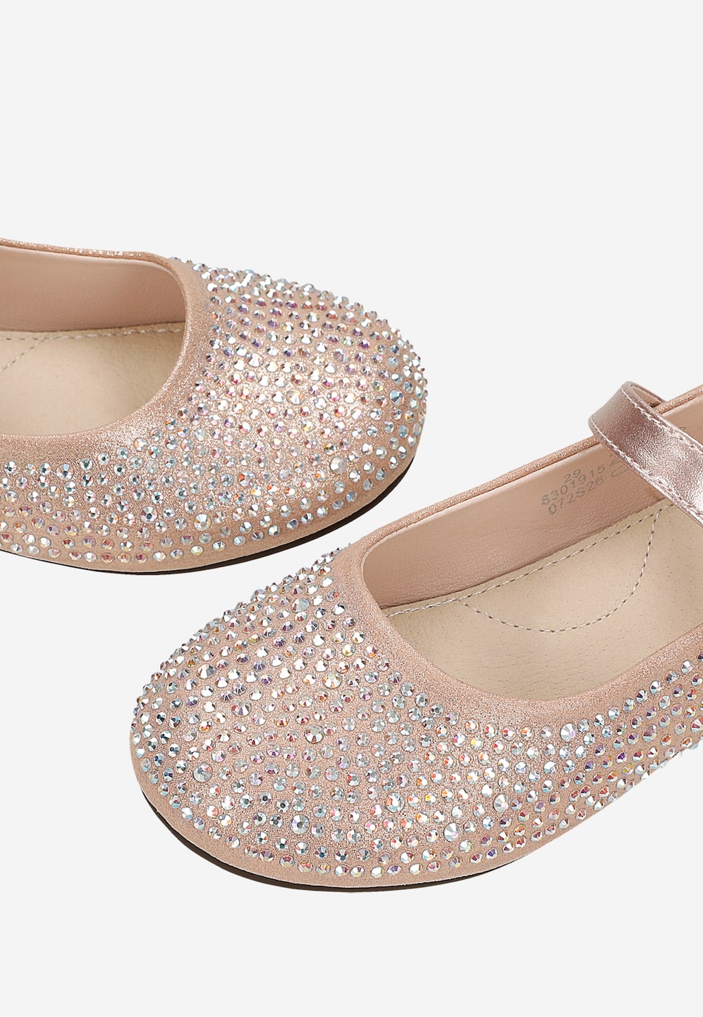 Różowe balerinki dziewczęce z kryształkami BARTEK 83019-15 Widok 8