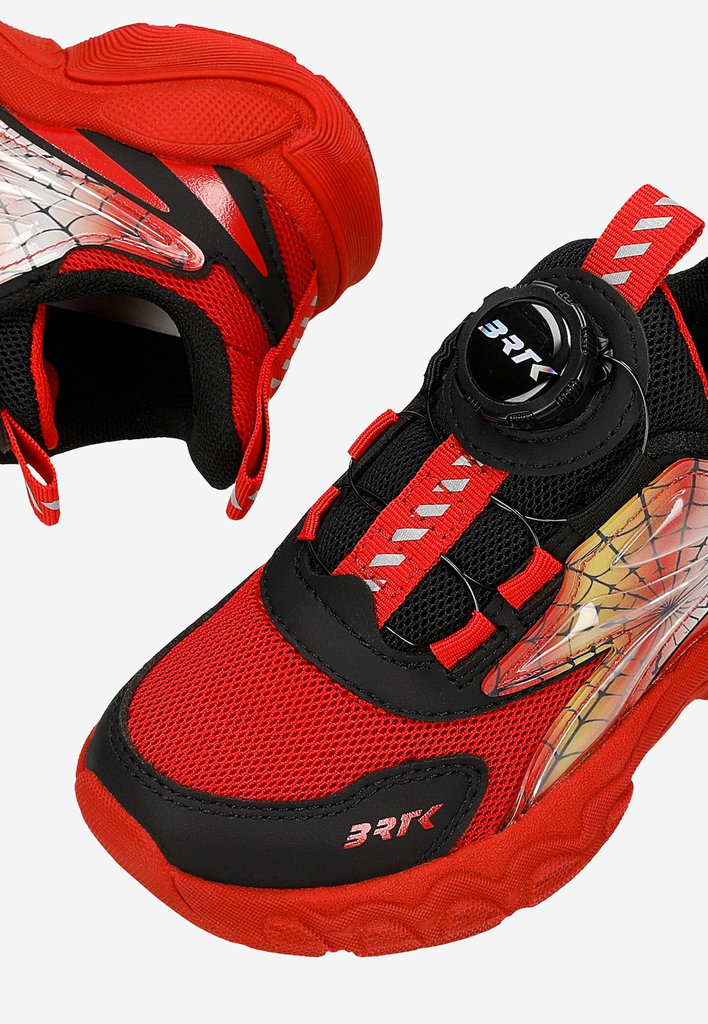 Czerwone sneakersy chłopięce z zapięciem na pokrętło BARTEK 87015-15 Widok 8