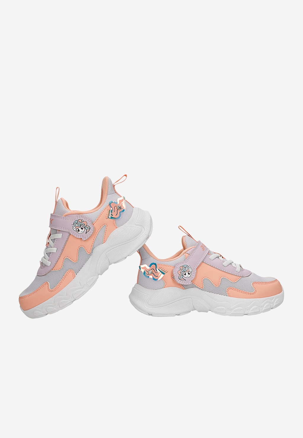 Lekkie kolorowe sneakersy dziewczęce z jednorożcem BARTEK 87019-17 Widok 6