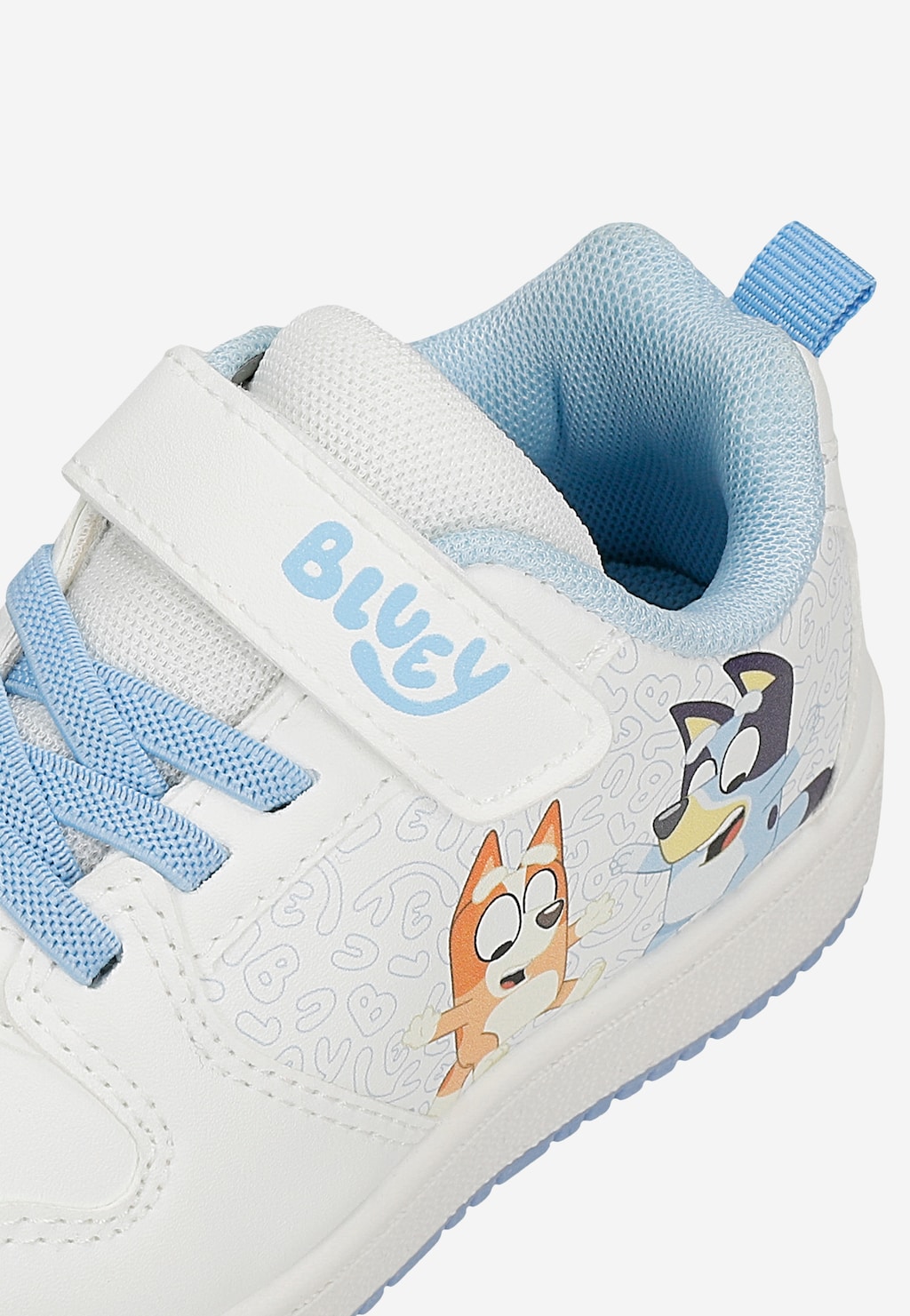 Białe trampki Bluey z niebieskimi wstawkami BARTEK 87034-19 Widok 8