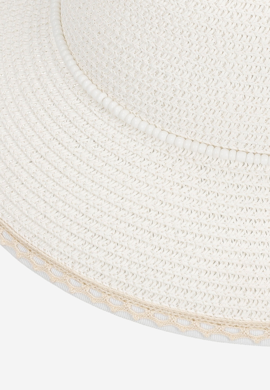 Biely pletený dievčenský klobúk BARTEK 85607-19 Widok 6