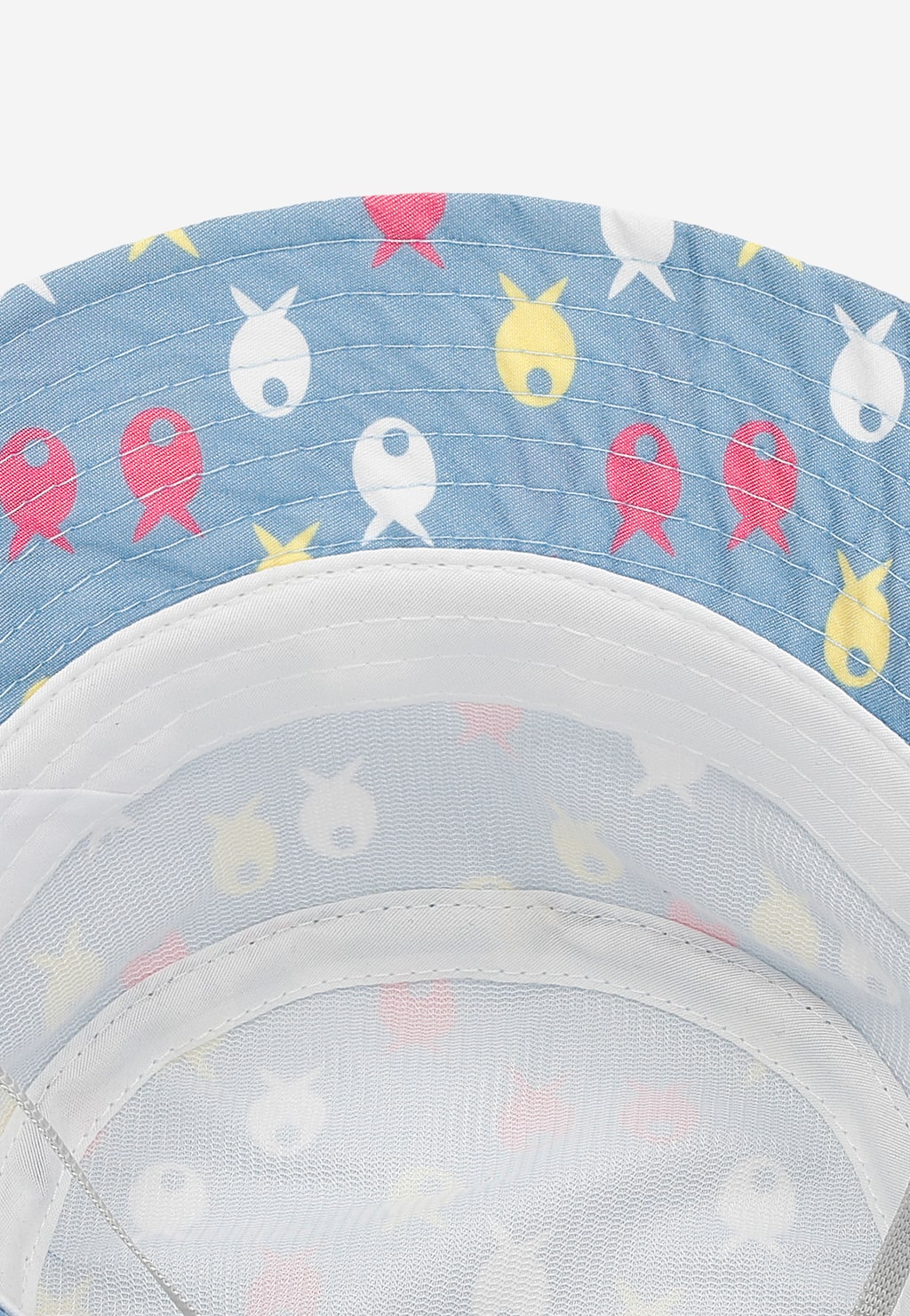 Letný detský klobúk s farebným rybičkami BARTEK 85609-15 Widok 5