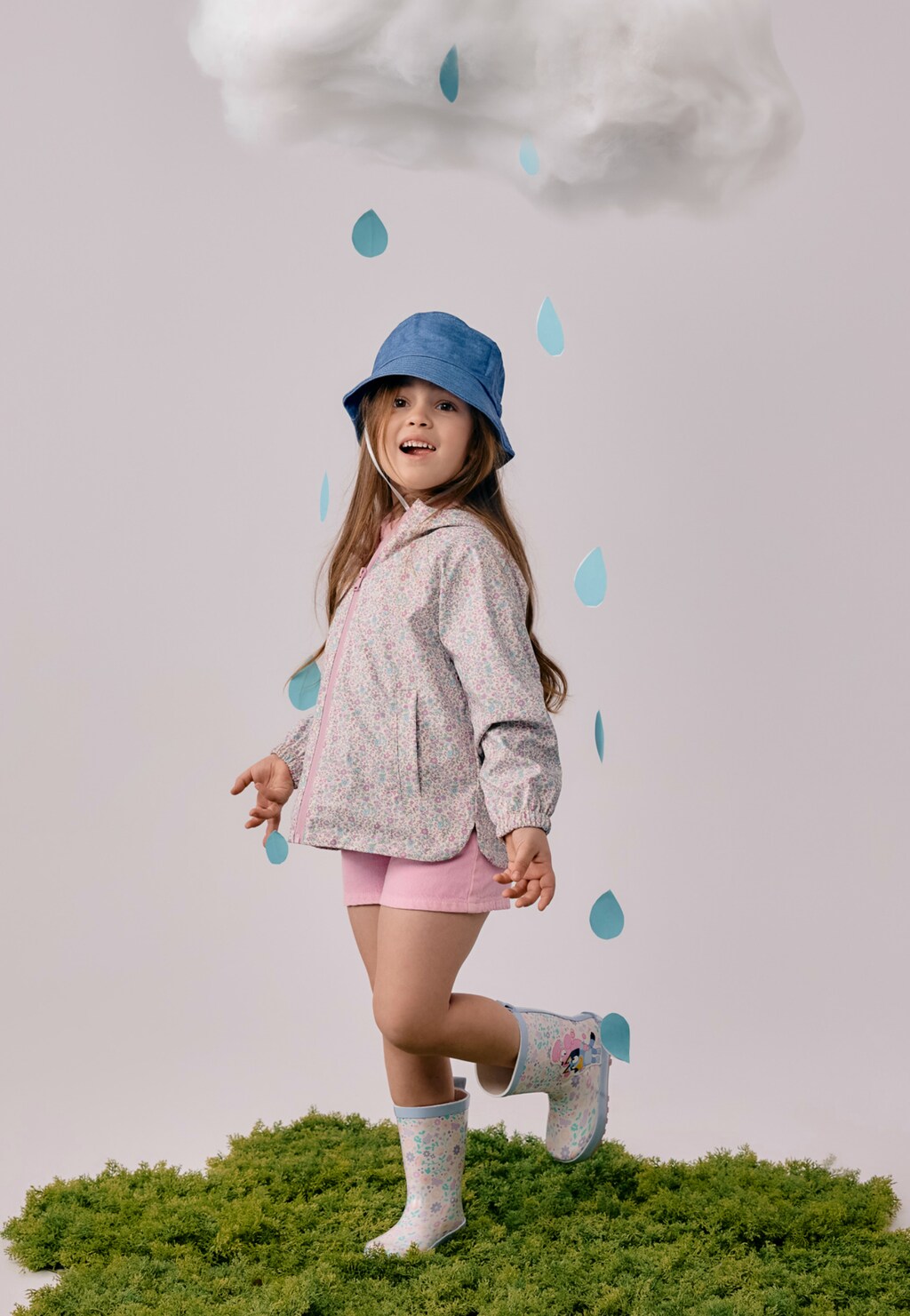 Modrý textilný detský klobúk BARTEK 85609-16 Widok 6