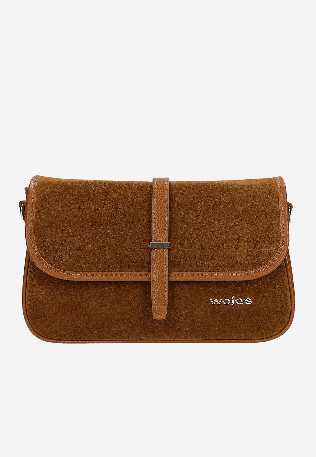 Mała brązowa torebka damska z łączonych skór 80483-73 Widok 1