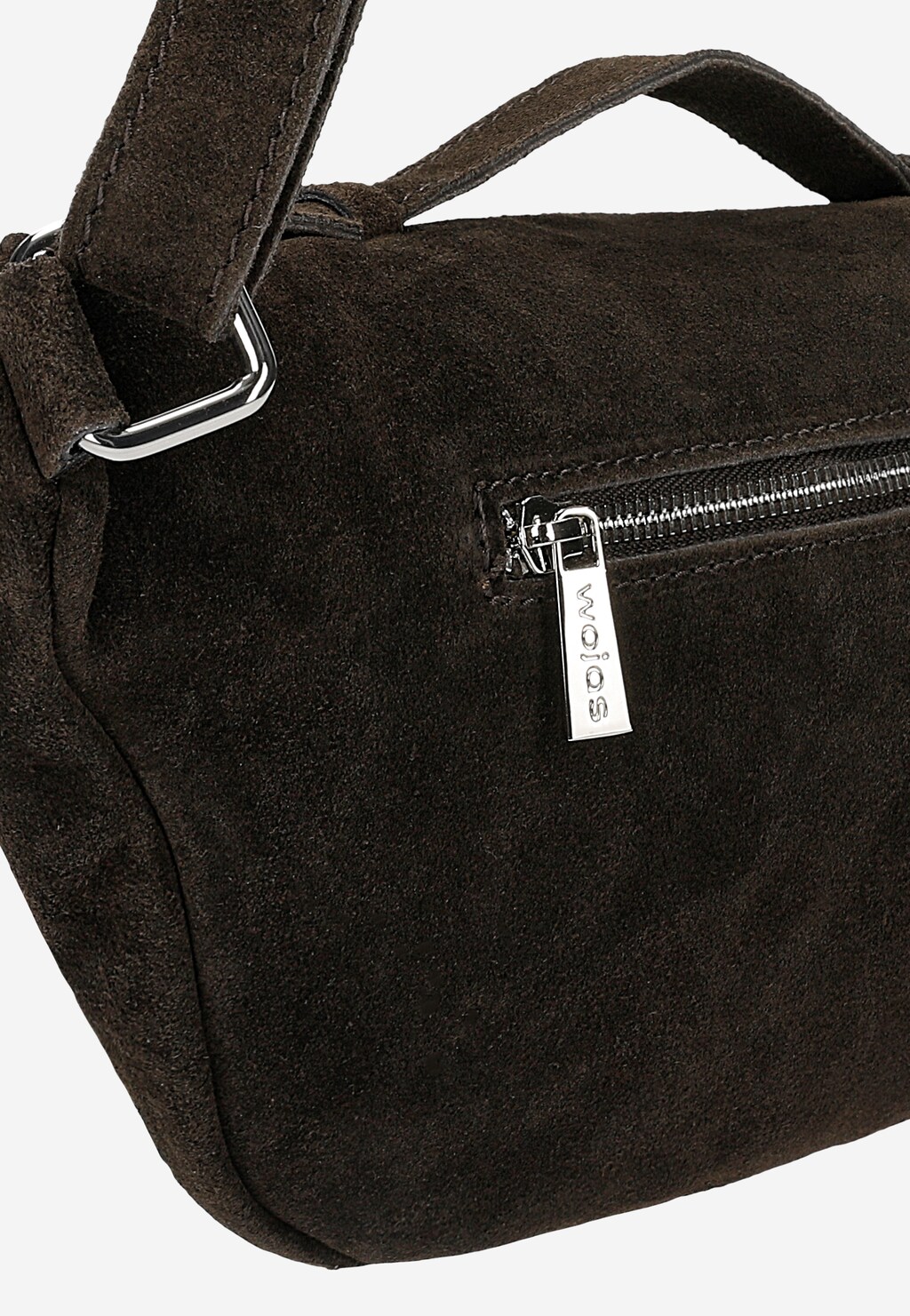 Brązowa czekoladowa nerka damska z dwoiny 80470-62 Widok 6