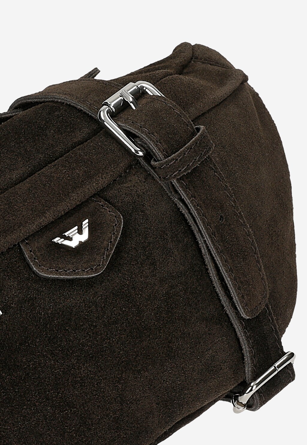 Brązowa czekoladowa nerka damska z dwoiny 80470-62 Widok 7