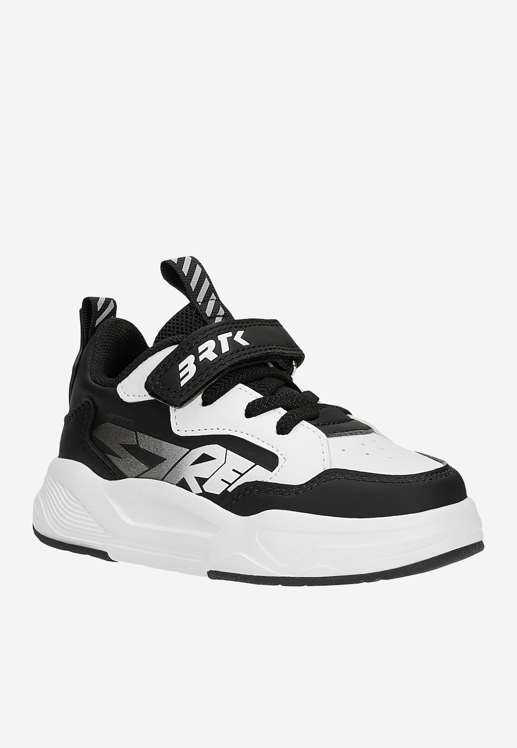 Czarne trampki dziecięce na platformie BARTEK 87025-19 Widok 2