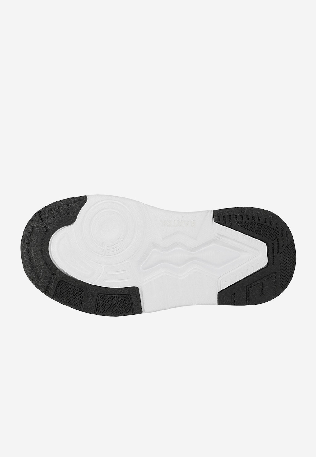 Czarne trampki dziecięce na platformie BARTEK 87025-19 Widok 5