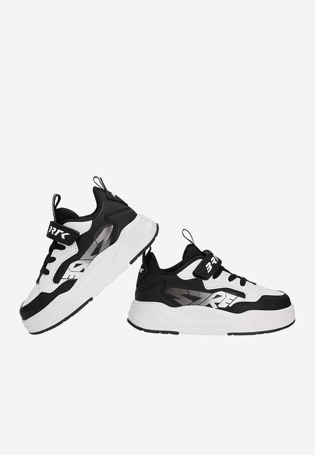 Czarne trampki dziecięce na platformie BARTEK 87025-19 Widok 6