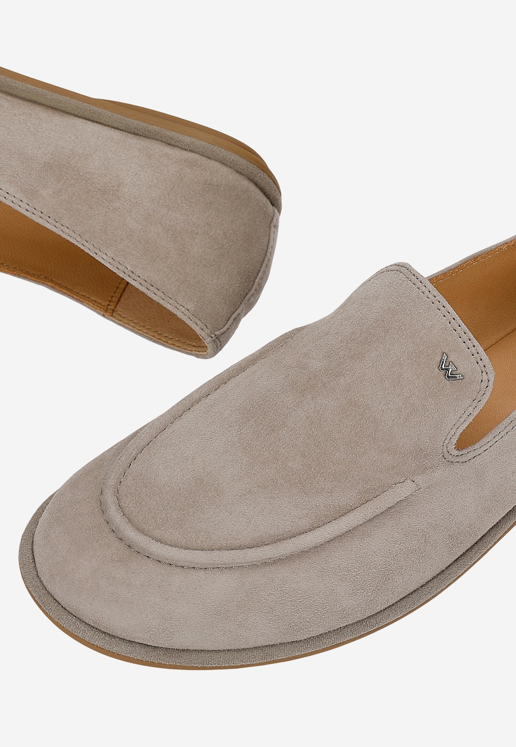 Beżowe loafersy na płaskiej podeszwie 46373-64 Widok 6