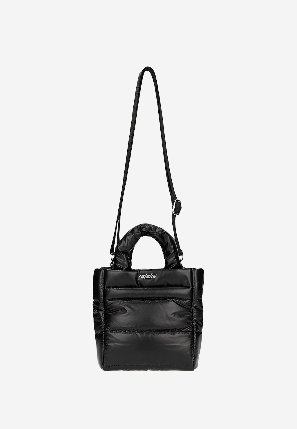 Czarna pikowana torebka damska RELAKS R80303-11 Widok 4