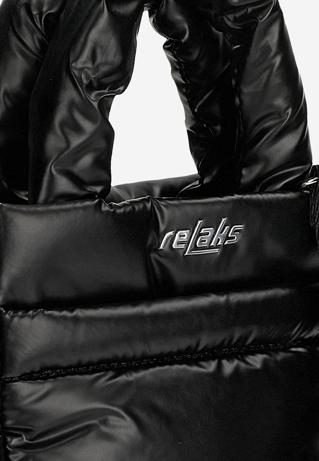 Czarna pikowana torebka damska RELAKS R80303-11 Widok 6