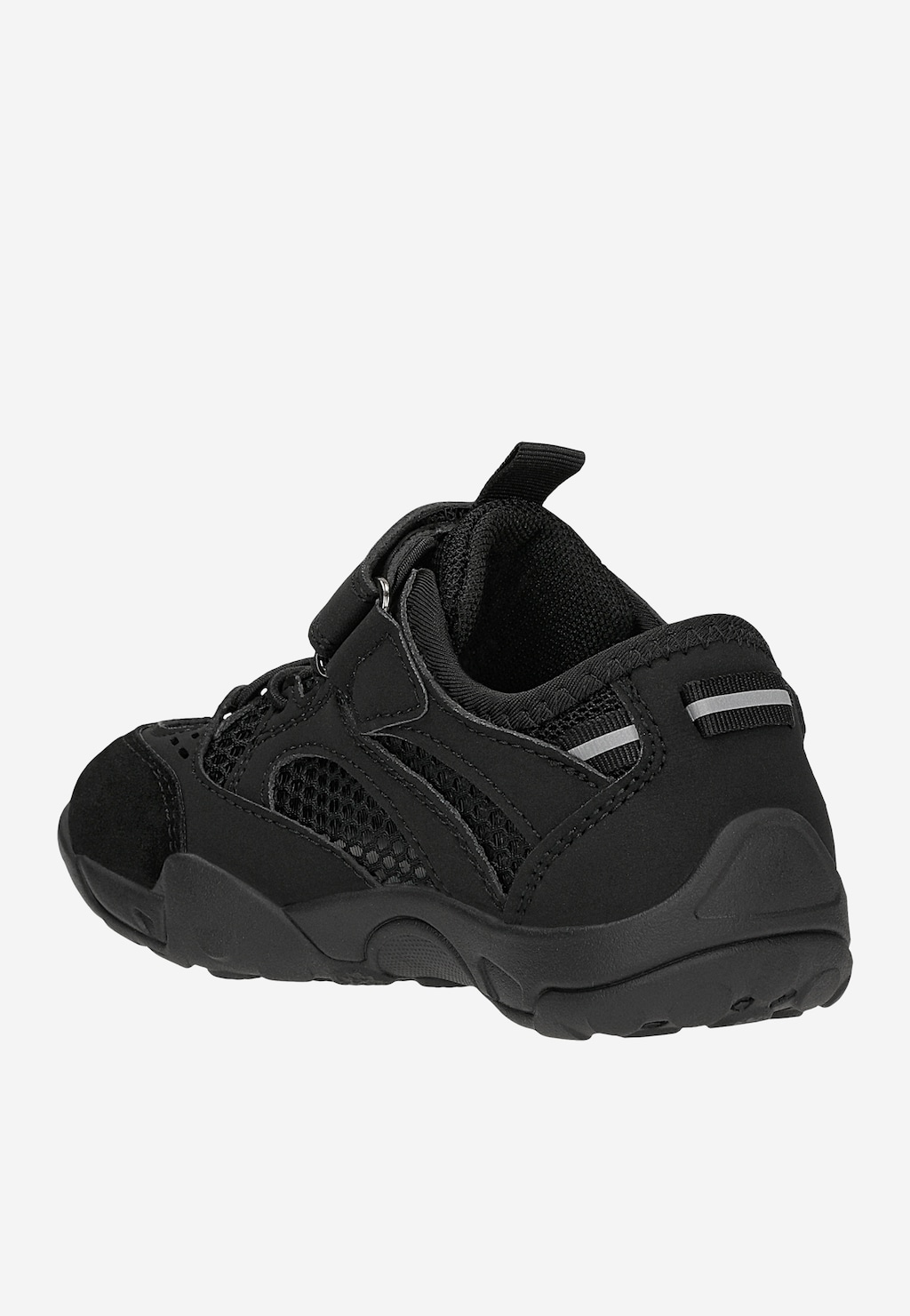 Czarne sneakersy barefoot z elastycznymi sznurowadłami BARTEK 87023-11 Widok 3