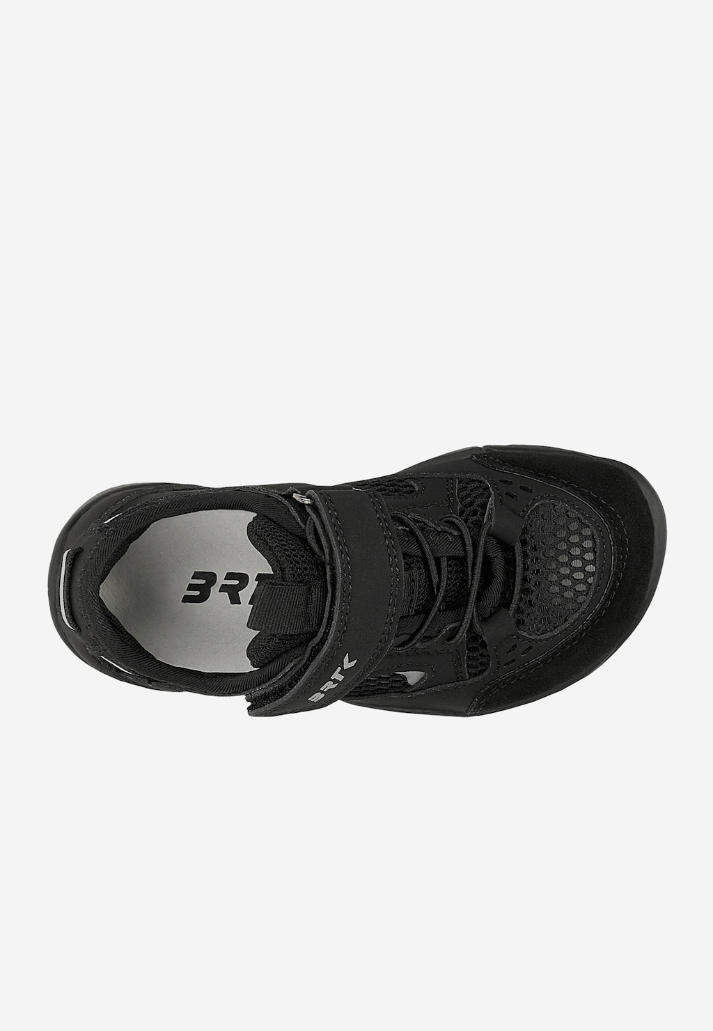 Czarne sneakersy barefoot z elastycznymi sznurowadłami BARTEK 87023-11 Widok 4