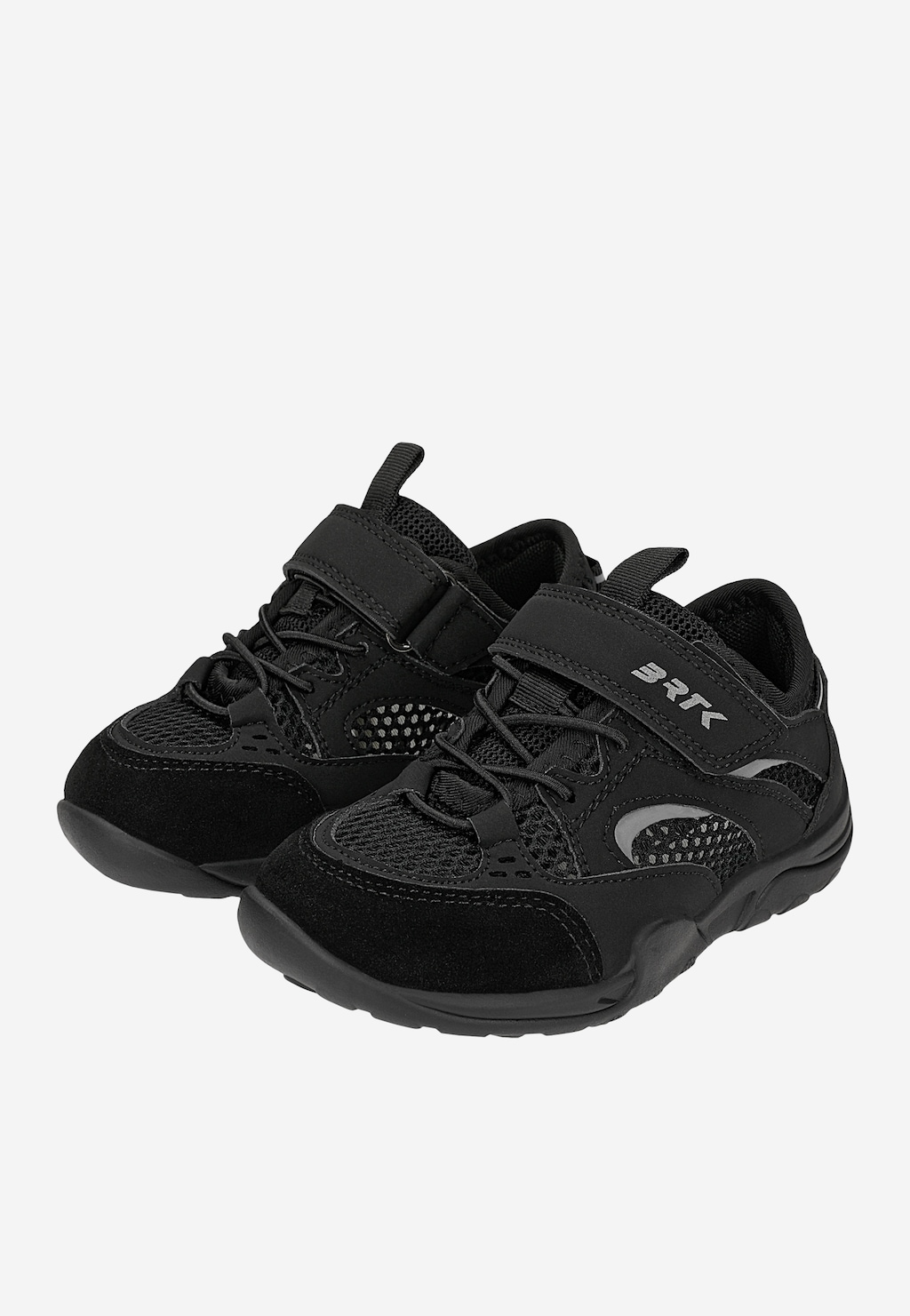 Czarne sneakersy barefoot z elastycznymi sznurowadłami BARTEK 87023-11 Widok 6