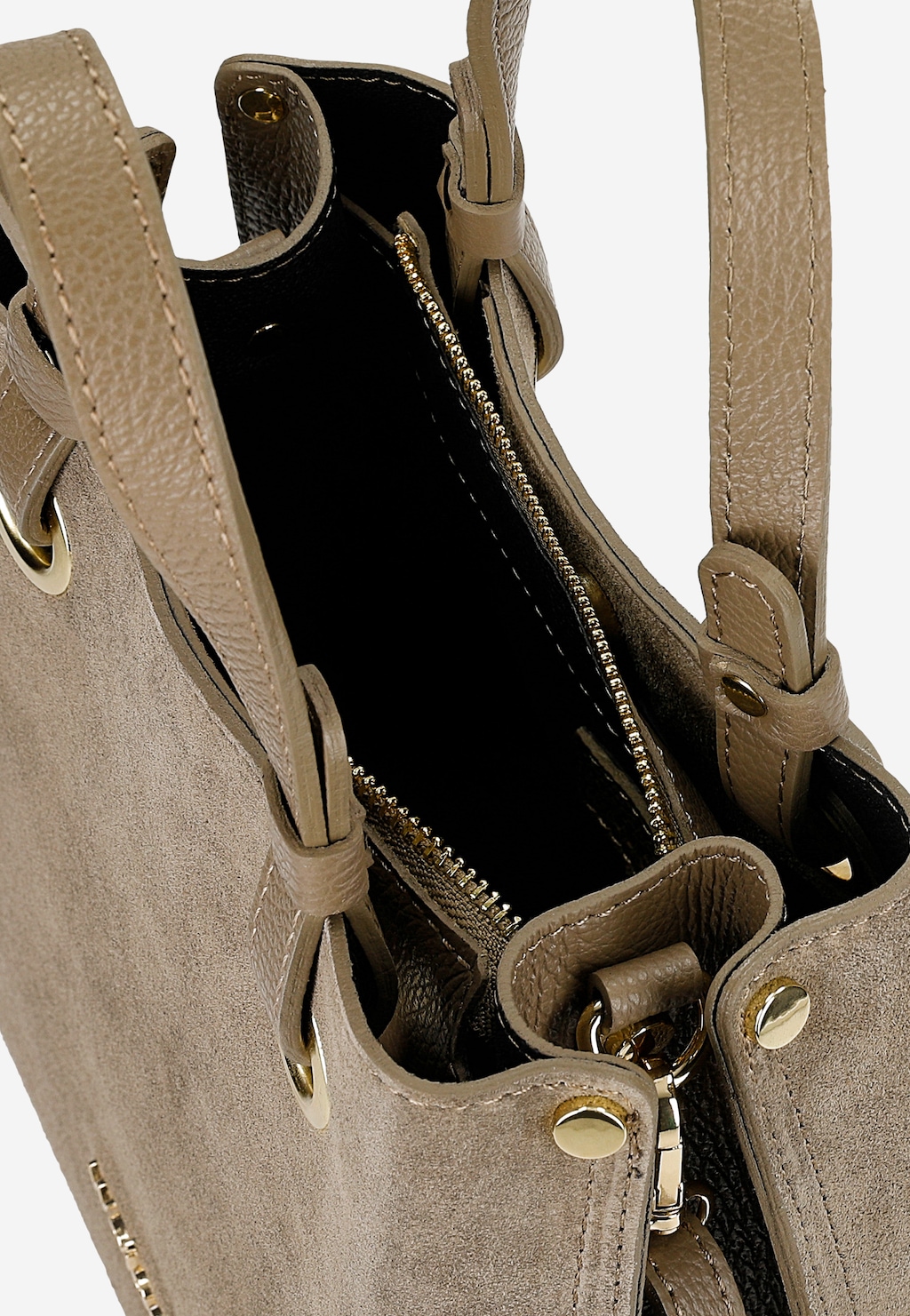 Velká béžová dámská kabelka z kombinovaných kůží 80408-74 Widok 6