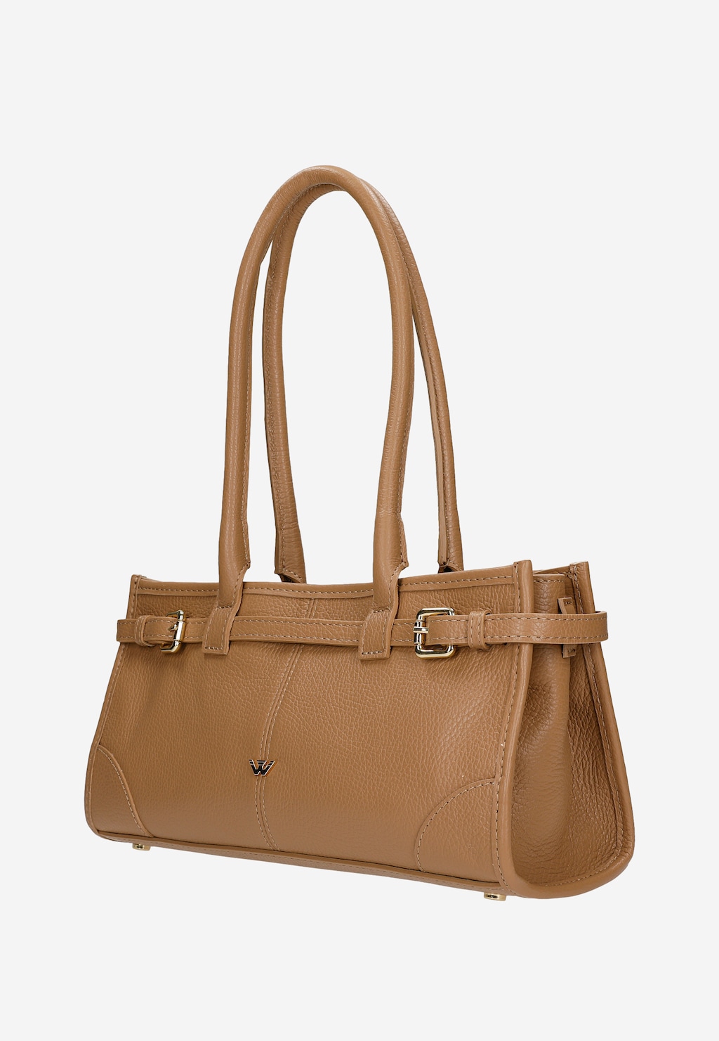 Jasnobrązowa torebka damska ze skóry naturalnej 80479-53 Widok 3