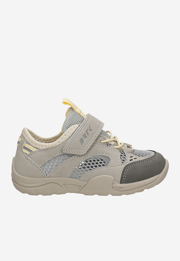 Popielate półbuty dziecięce barefoot z szerokimi noskami BARTEK 87023-10