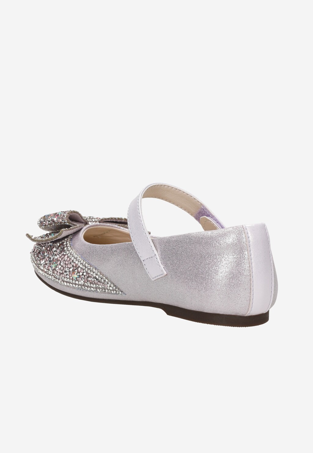 Błyszczące balerinki dziewczęce z kryształkami BARTEK 83019-16 Widok 3