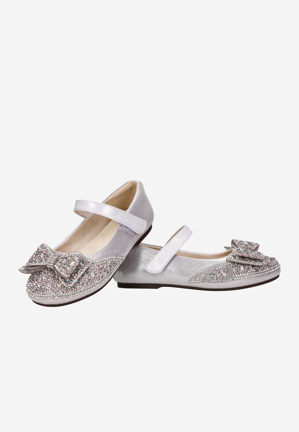 Błyszczące balerinki dziewczęce z kryształkami BARTEK 83019-16 Widok 6