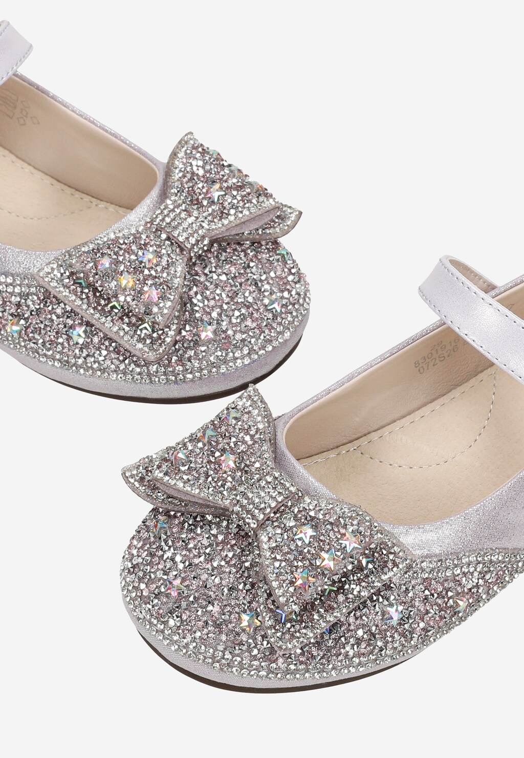 Błyszczące balerinki dziewczęce z kryształkami BARTEK 83019-16 Widok 9