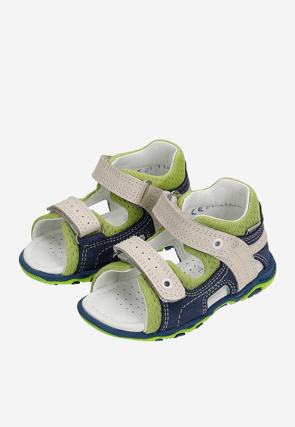 Sandále BARTEK 11848-002, pre chlapcov, zeleno-tmavomodré Widok 8