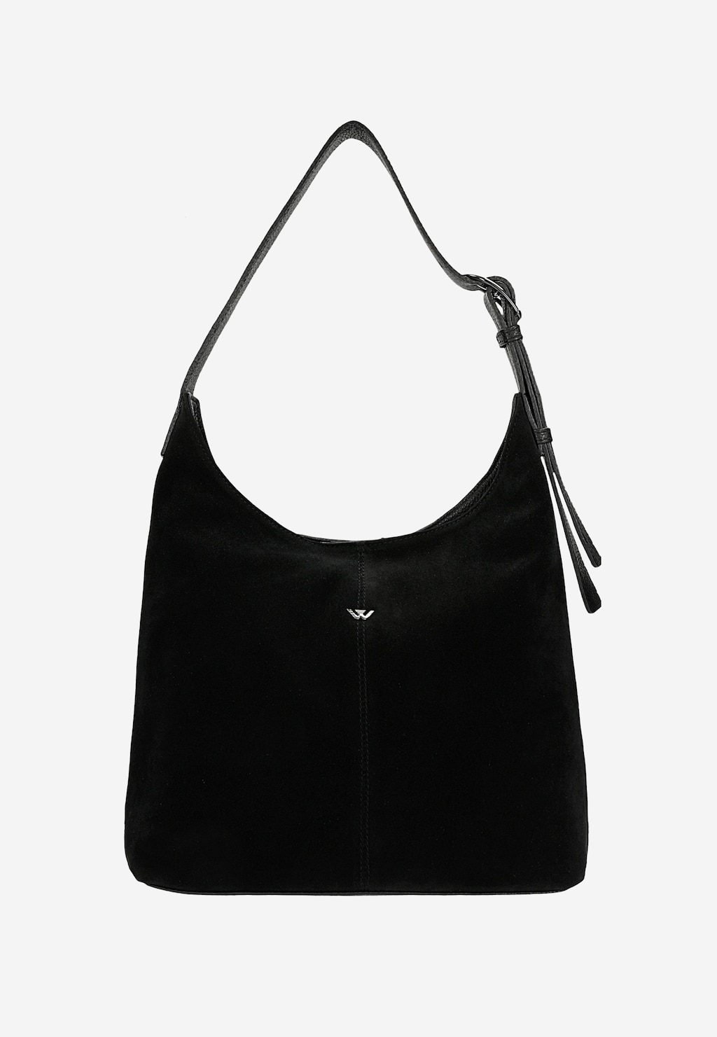 Duża czarna torebka damska z łączonych skór 80491-71 Widok 1