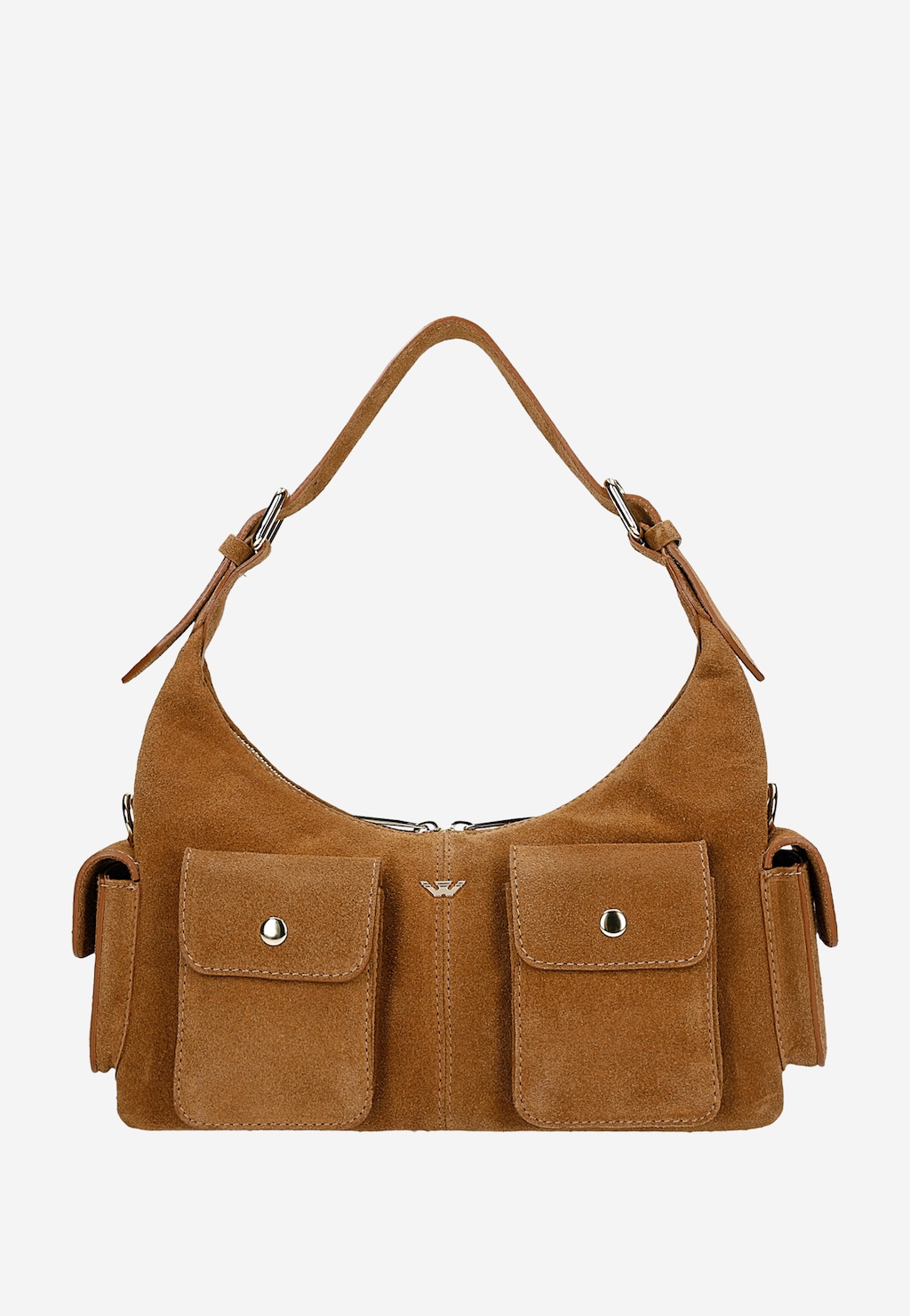 Brązowa torebka damska z dwoiny 80480-63 Widok 1