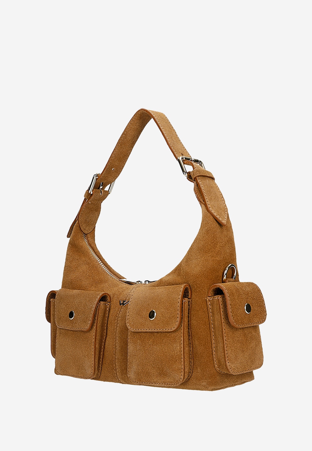 Brązowa torebka damska z dwoiny 80480-63 Widok 2