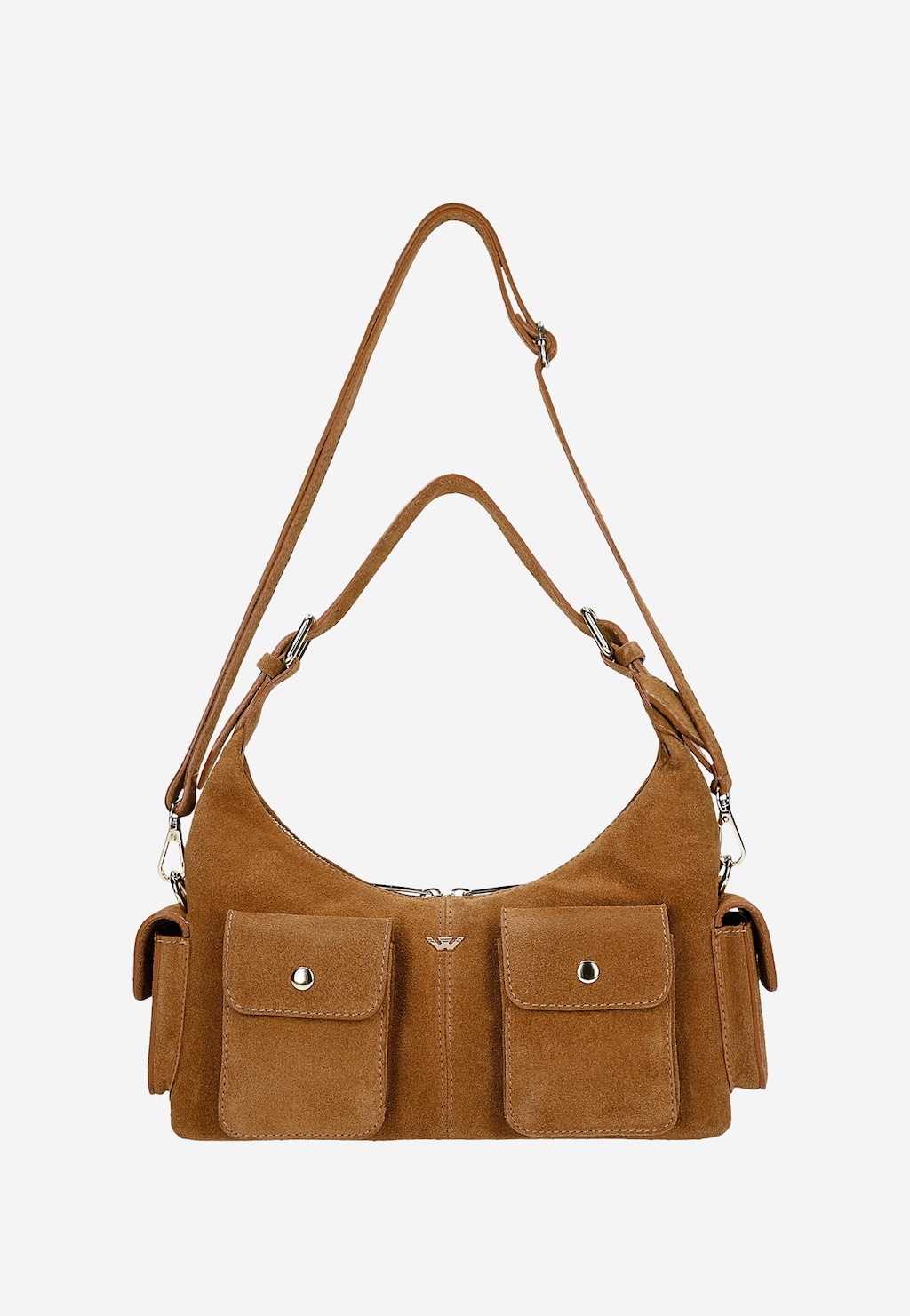 Brązowa torebka damska z dwoiny 80480-63 Widok 4