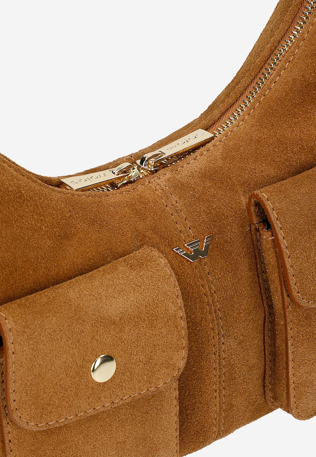 Brązowa torebka damska z dwoiny 80480-63 Widok 7