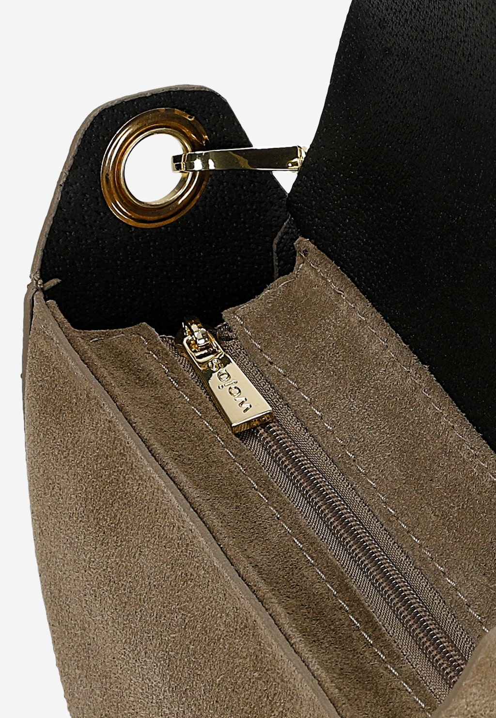 Ciemnobeżowa torebka damska crossbody 80489-64 Widok 6