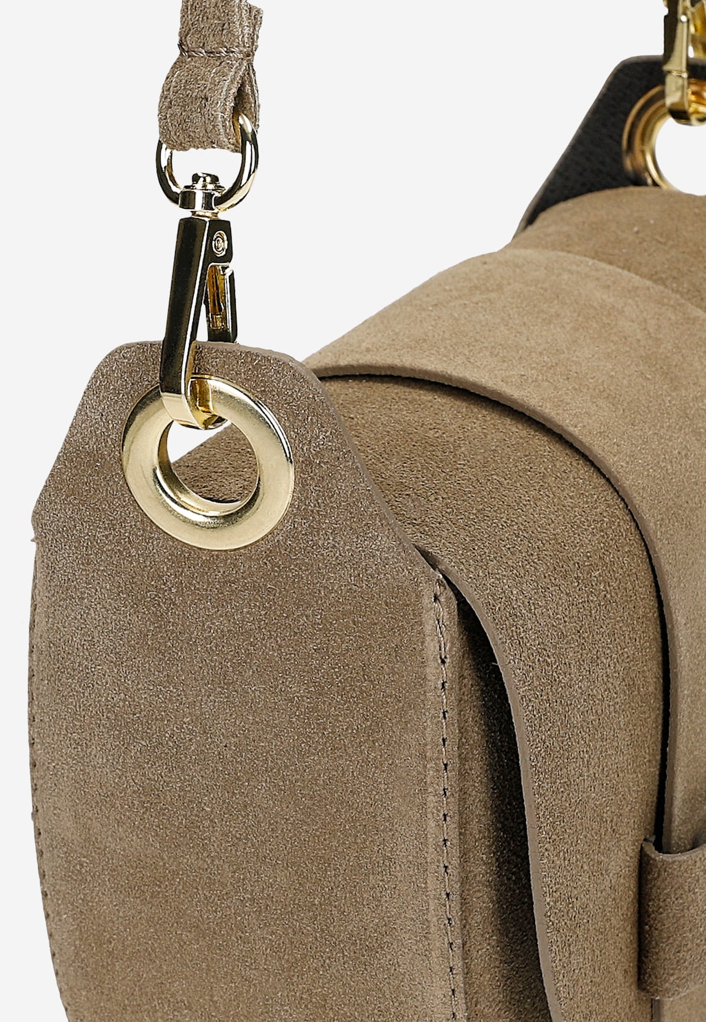 Ciemnobeżowa torebka damska crossbody 80489-64 Widok 7