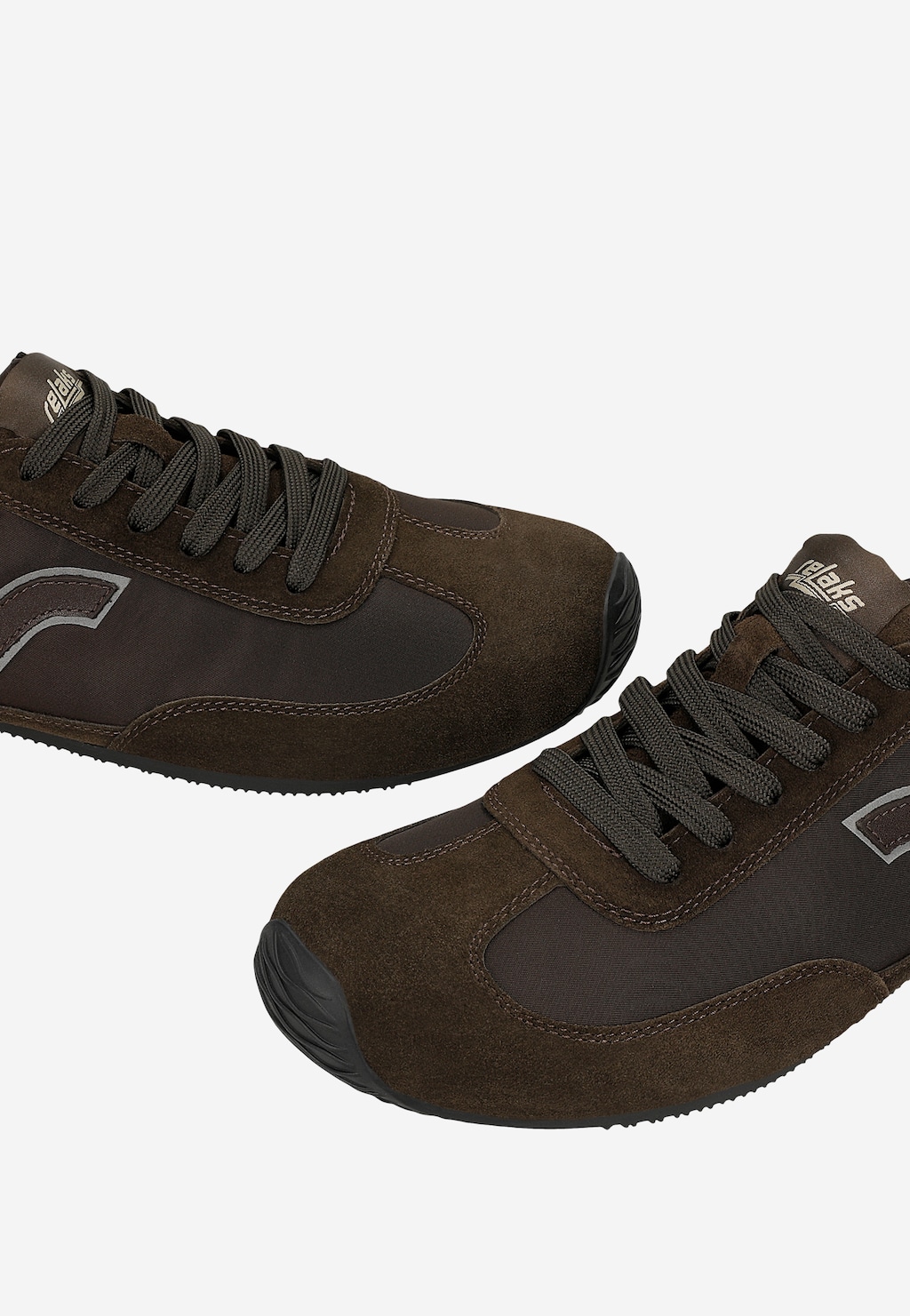 Czekoladowe sneakersy barefoot na cienkiej podeszwie RELAKS R34209-82 Widok 6