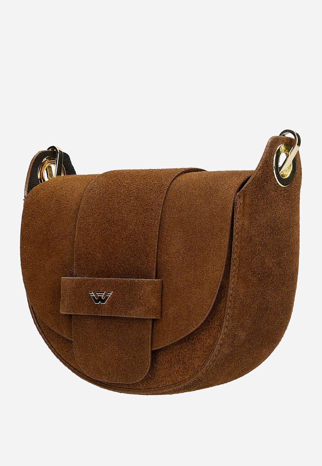 Mała półokrągła torebka damska z dwoiny 80489-63 Widok 2