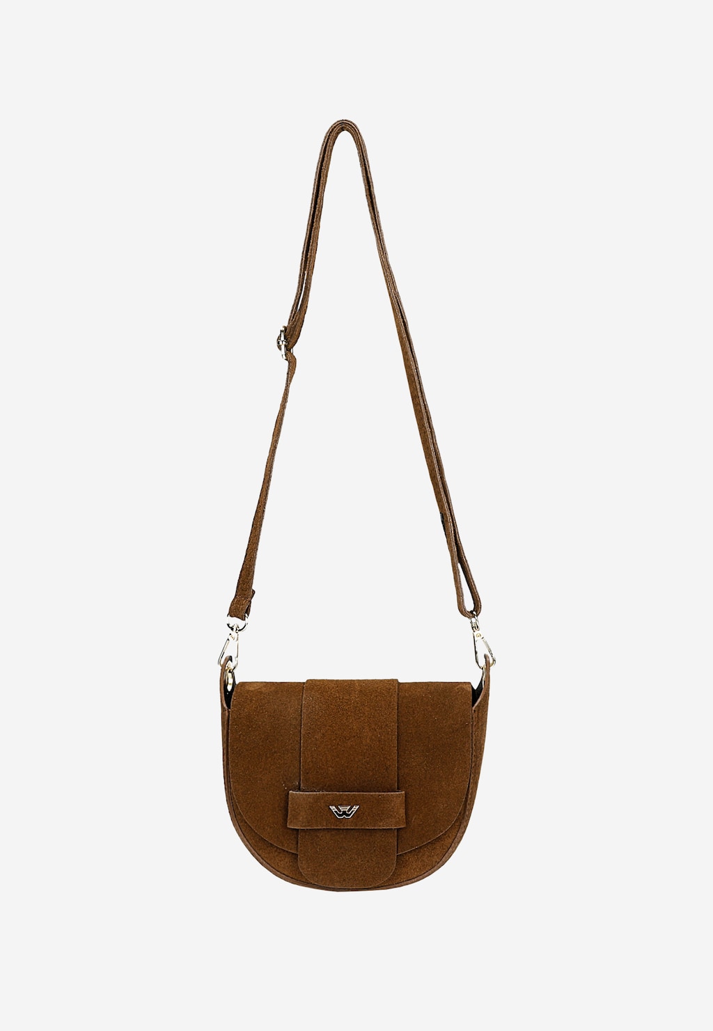 Mała półokrągła torebka damska z dwoiny 80489-63 Widok 4