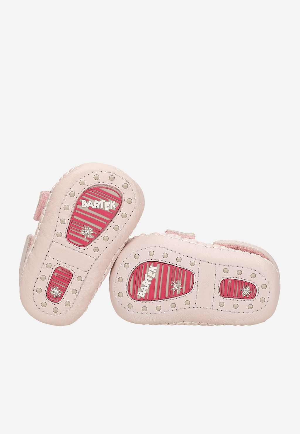 Różowe skórzane niechodki dla dziewczynki BARTEK T-11007/X40/A1 Widok 5