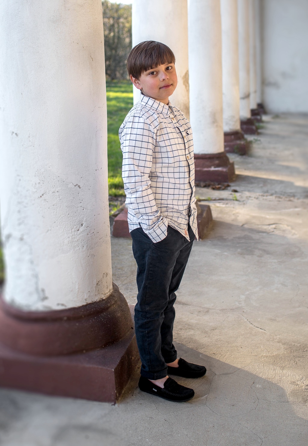 Czarne mokasyny dla chłopców BARTEK 87801-61 Widok 9