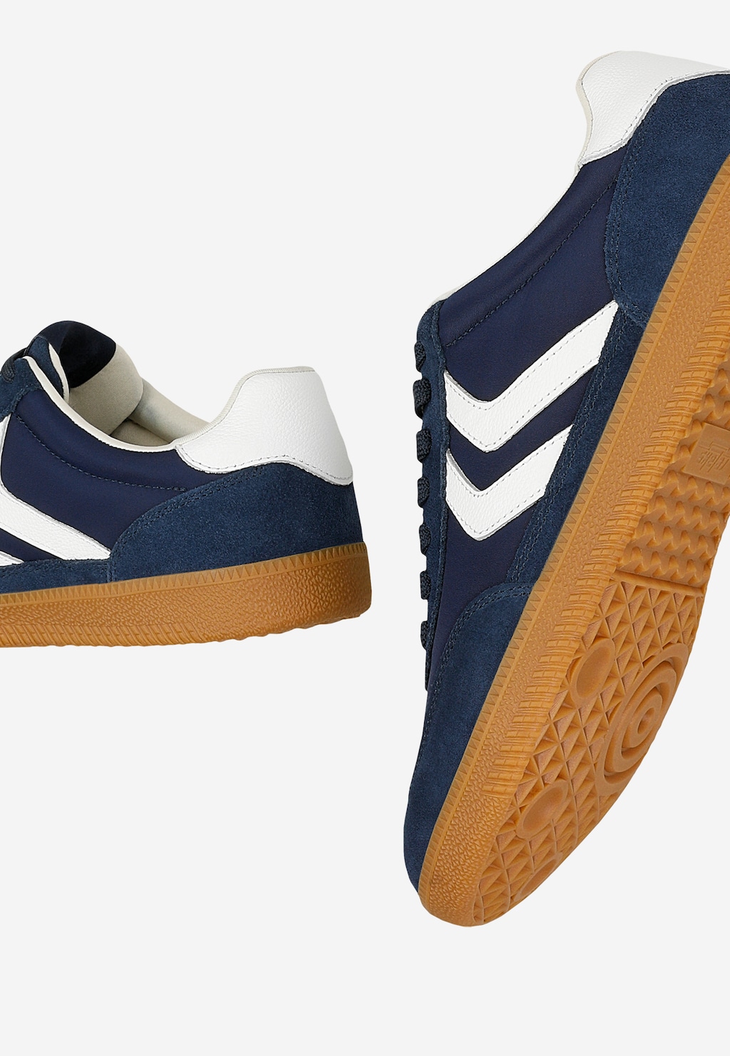 Granatowe trampki męskie RELAKS z białymi wstawkami R10124-46 Widok 6