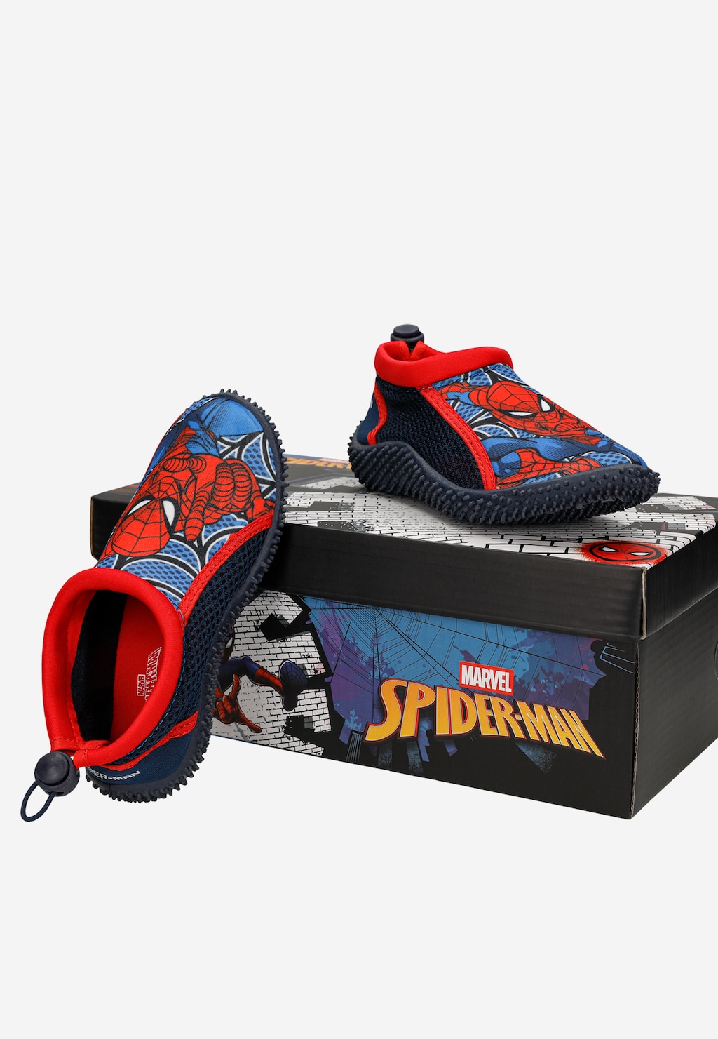 Granatowo-czerwone buty basenowe Spider-man BARTEK 85203-16 Widok 7