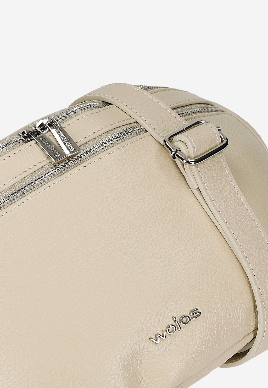 Beżowa skórzana nerka damska 80298-44 Widok 7